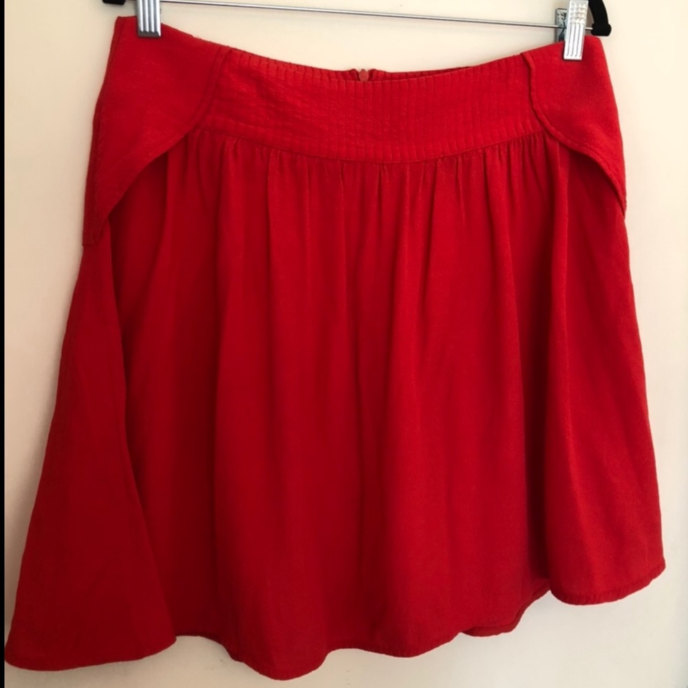 ba&sh France Red Mini-Skirt size 3 (Large)